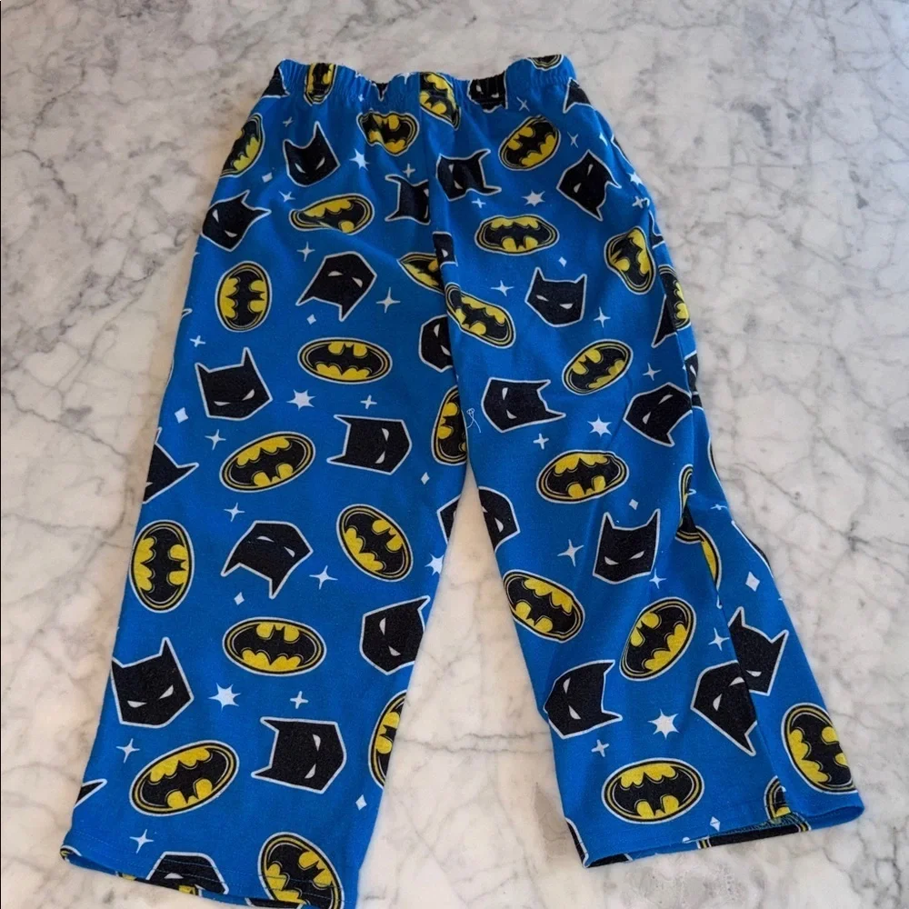 Carter's Kids Pajama Dinosaur Festive & Batman Bottoms Bundle  5/6Y